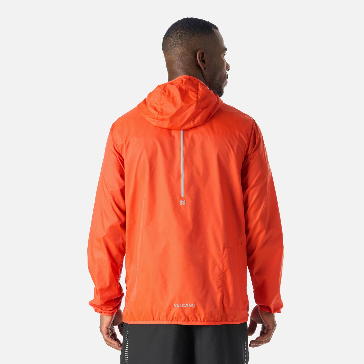 Chaqueta Hombre Built To Move Windbreaker Jacket Naranjo Vulcano