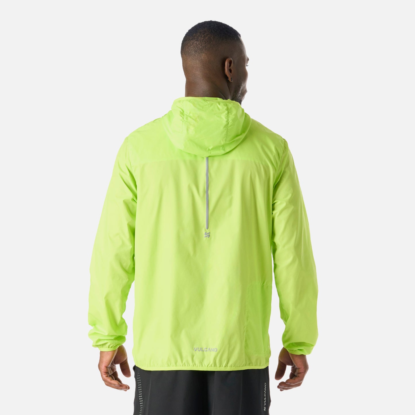 Chaqueta Hombre Built To Move Windbreaker Jacket Verde Lima Vulcano