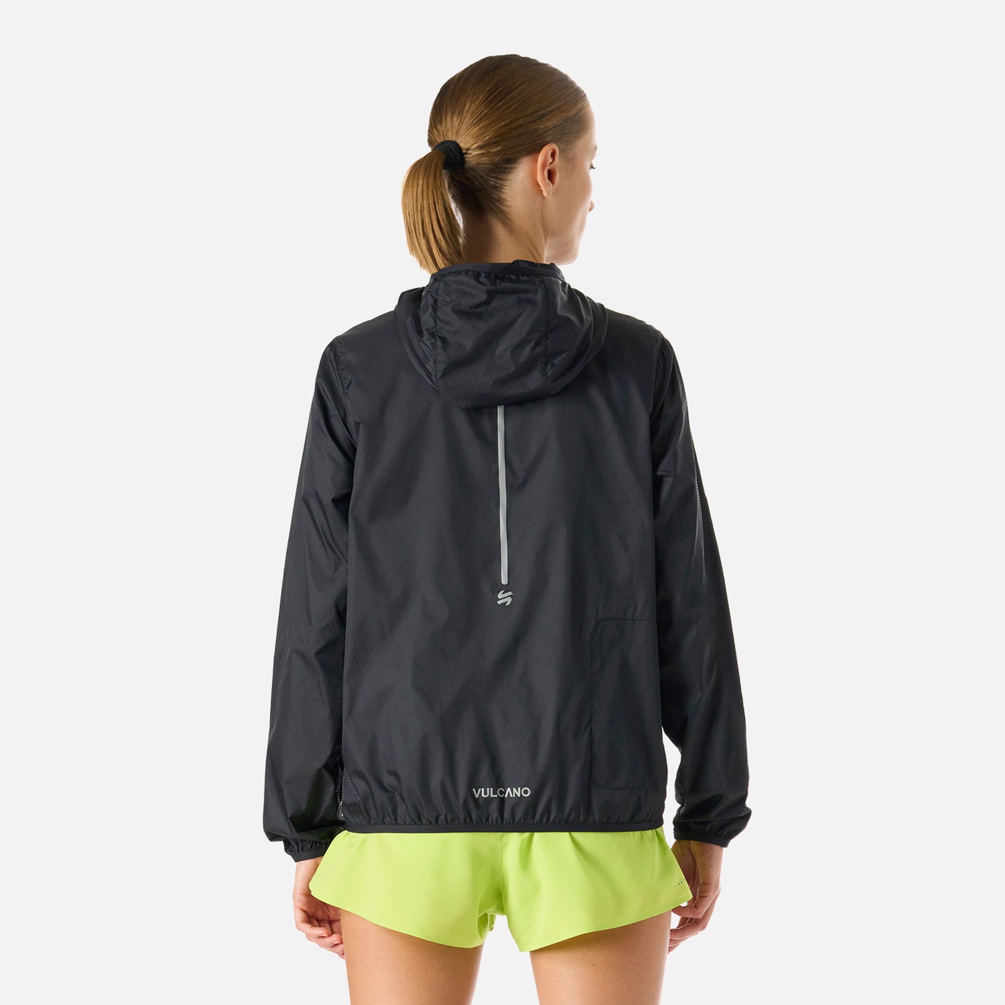 Chaqueta Mujer Built To Move Windbreaker Jacket Negro Vulcano