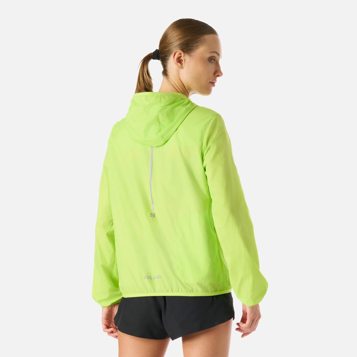 Chaqueta Mujer Built To Move Windbreaker Jacket Verde Lima Vulcano
