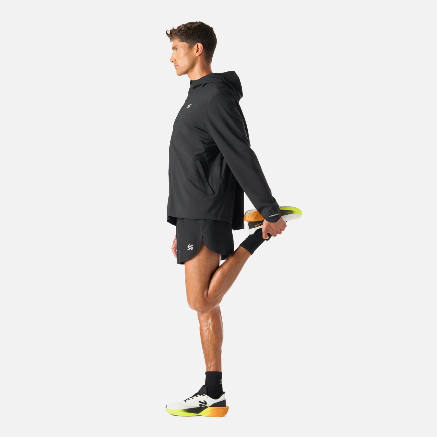 Chaqueta Hombre Built To Move Pro Windbreaker Jacket Negro Vulcano