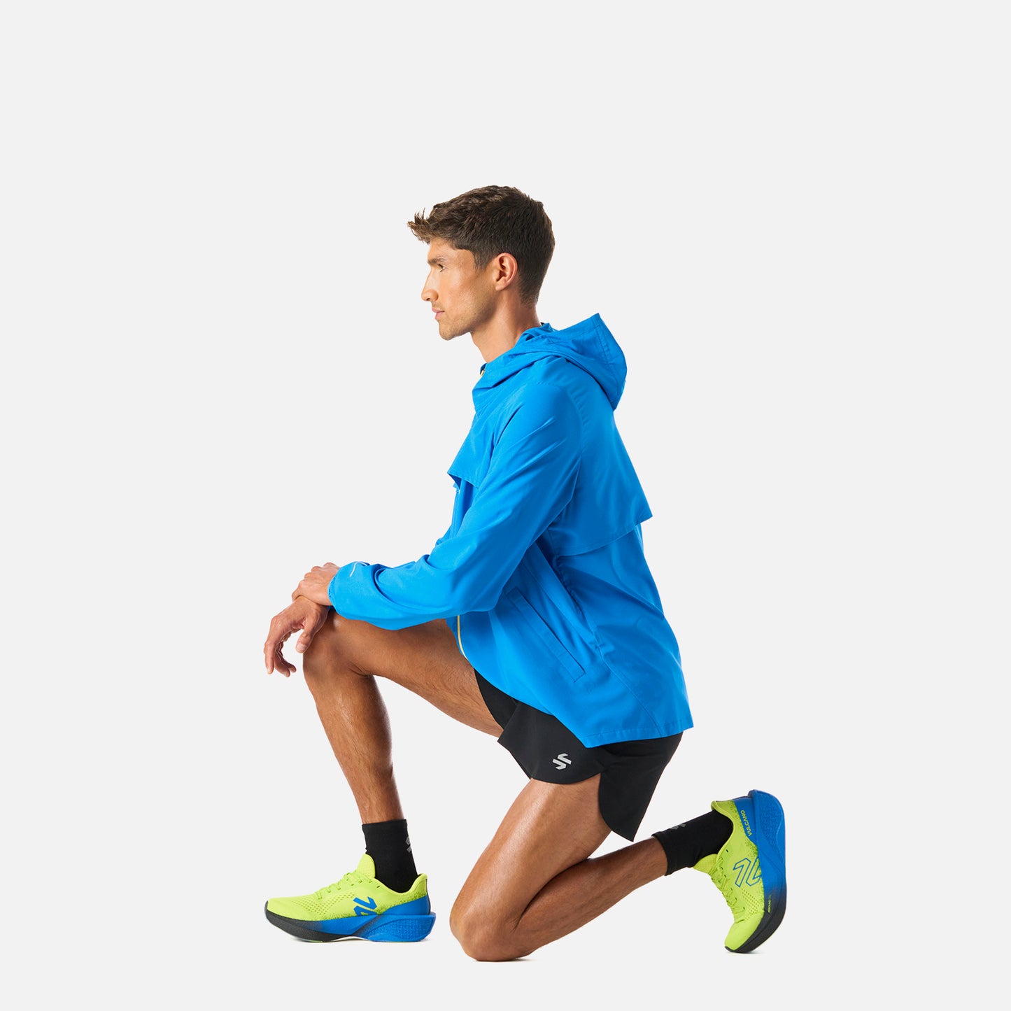 Chaqueta Hombre Built To Move Pro Windbreaker Jacket Azul Vulcano