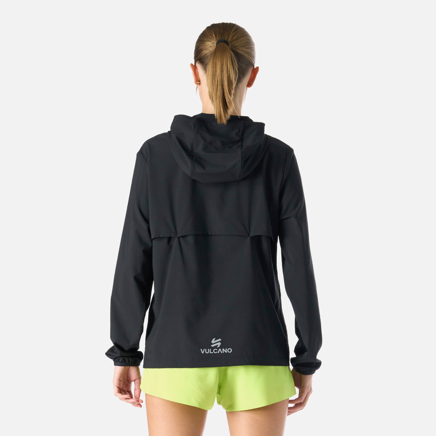 Chaqueta Mujer Built To Move Pro Windbreaker Jacket Negro Vulcano