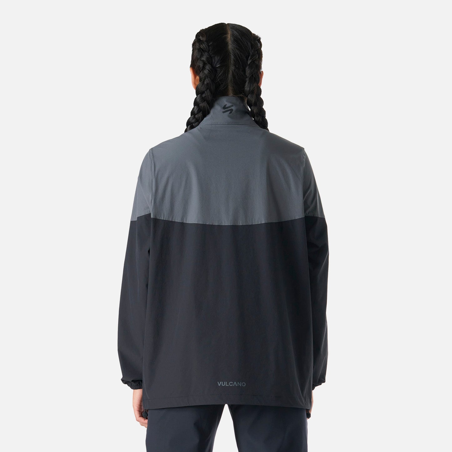 Chaqueta Mujer Tempo Full Zip Windbreaker Jacket Negro Vulcano
