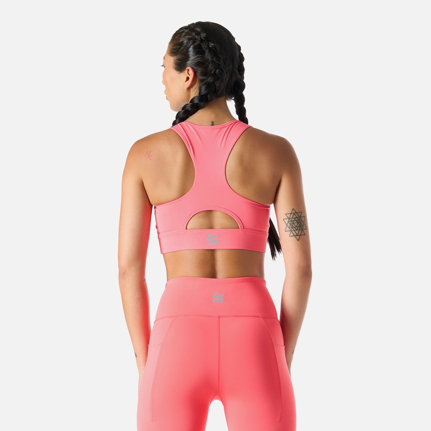 Peto Mujer Built To Move Medium Support Bra Coral Vulcano