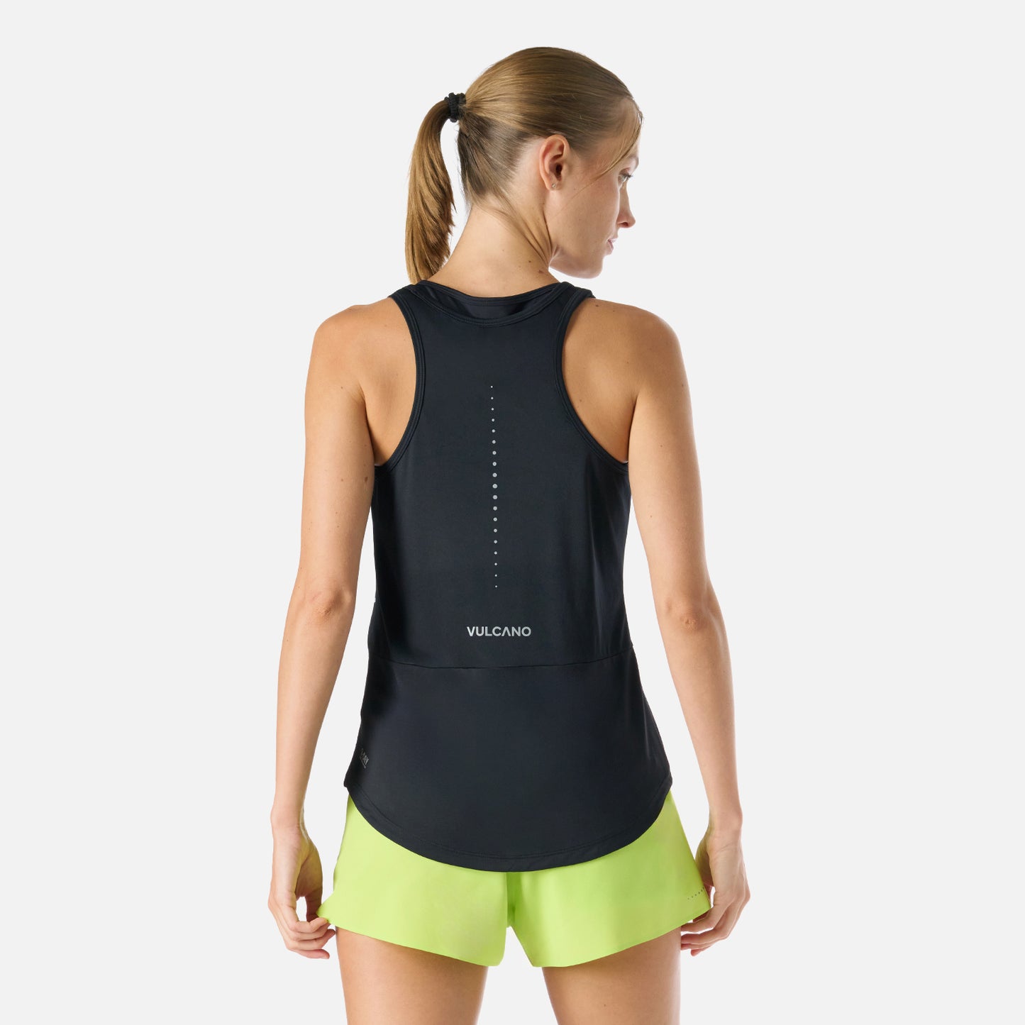 Polera Mujer Built To Move Tank Top Negro Vulcano