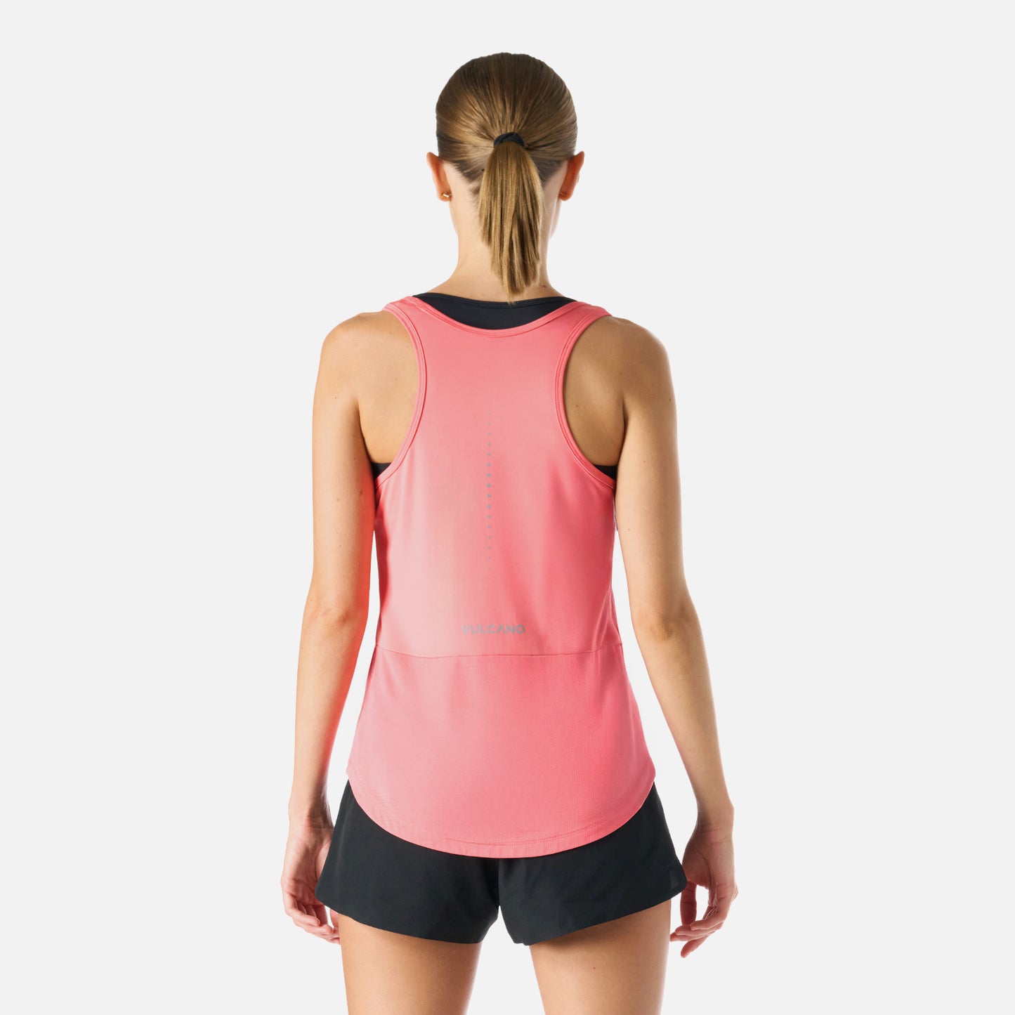 Polera Mujer Built To Move Tank Top Coral Vulcano