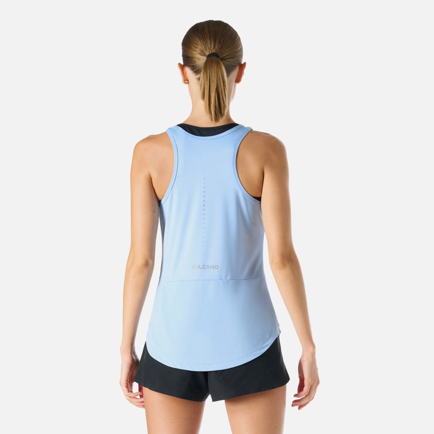 Polera Mujer Built To Move Tank Top Celeste Vulcano