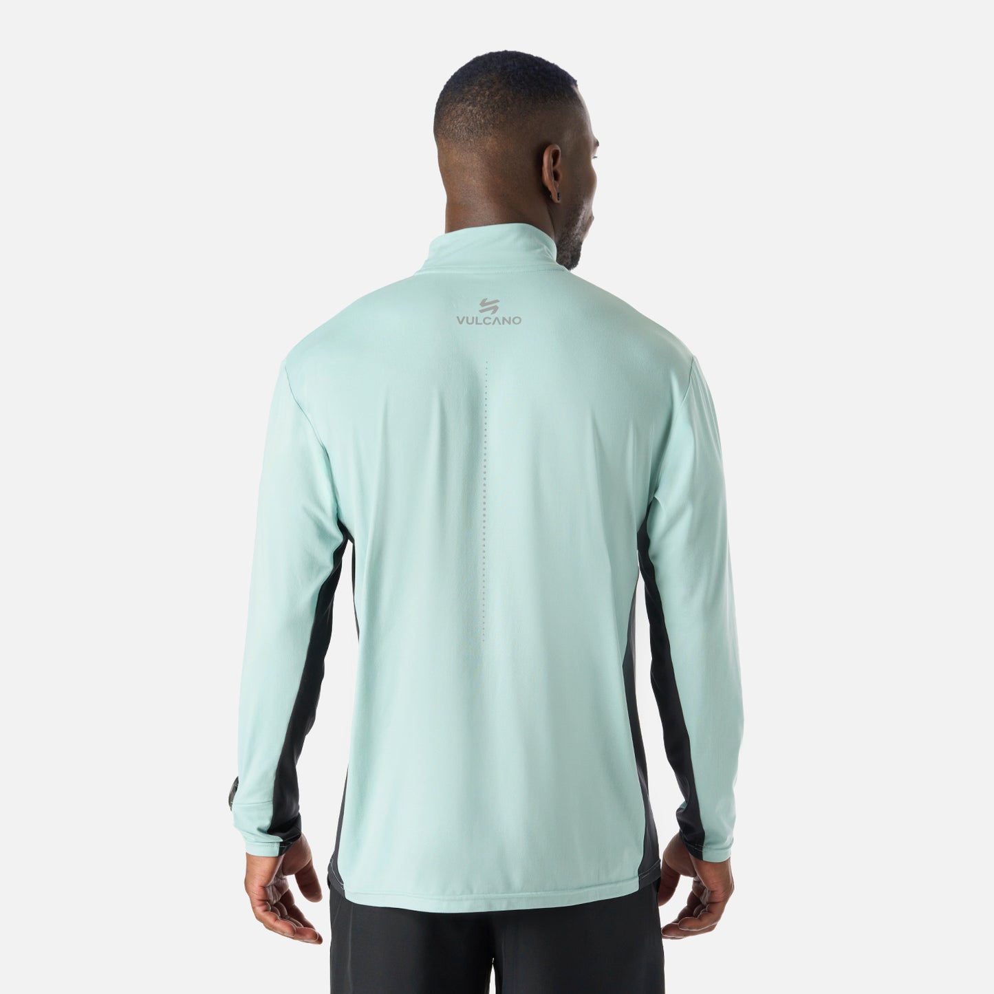 Polerón Hombre Tempo 1/4 Zip Midlayer Jade Vulcano