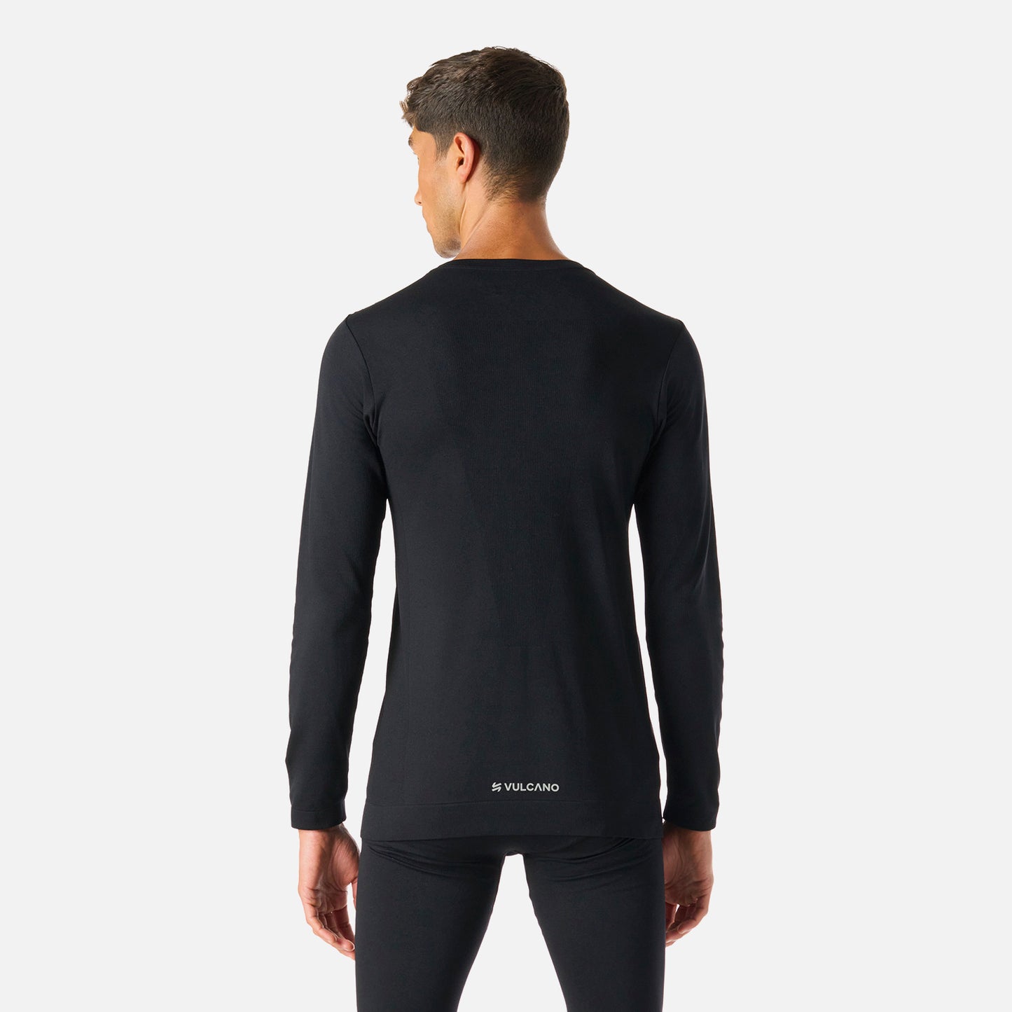 Primera Capa Hombre Built To Move Warm Shield Top Negro Vulcano