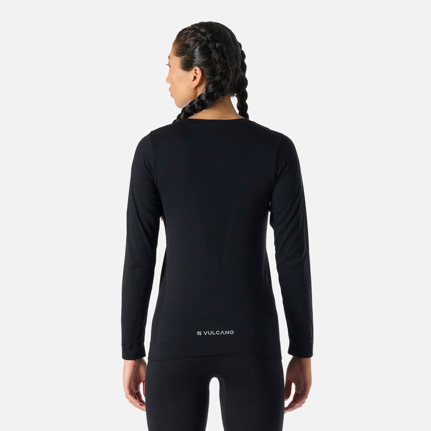 Primera Capa Mujer Built To Move Warm Shield Top Negro Vulcano