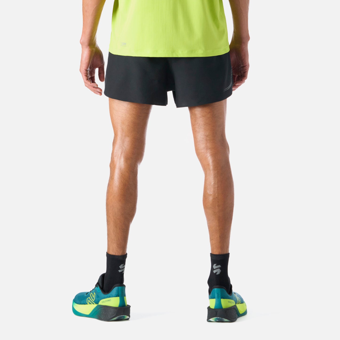 Shorts Hombre Built To Move 3" Shorts Negro Vulcano
