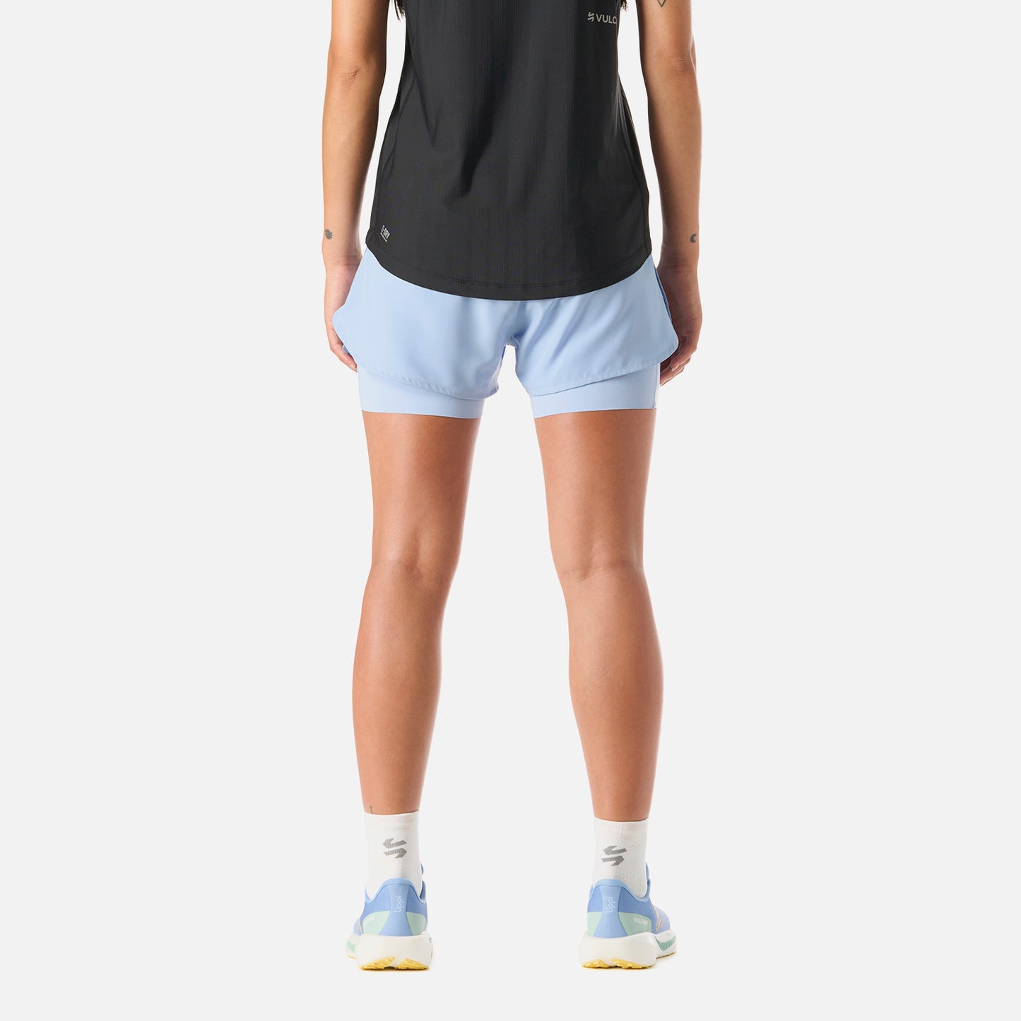 Shorts Mujer Built To Move 2-in-1 2,5" Shorts Celeste Vulcano