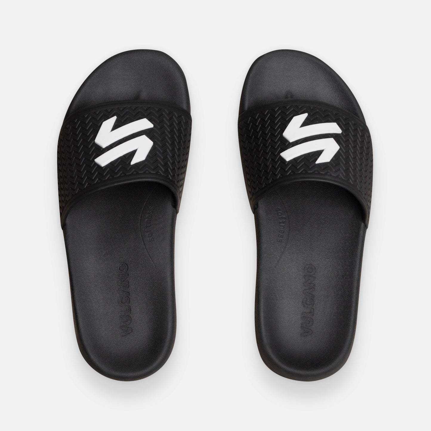 Sandalias Hombre Easygoing Negro Vulcano