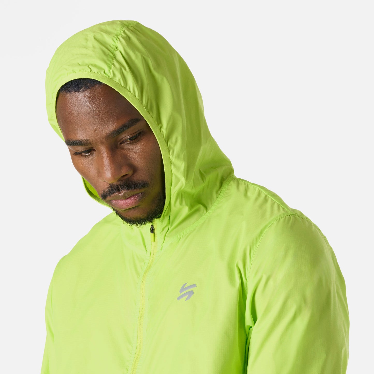 Chaqueta Hombre Built To Move Windbreaker Jacket Verde Lima Vulcano