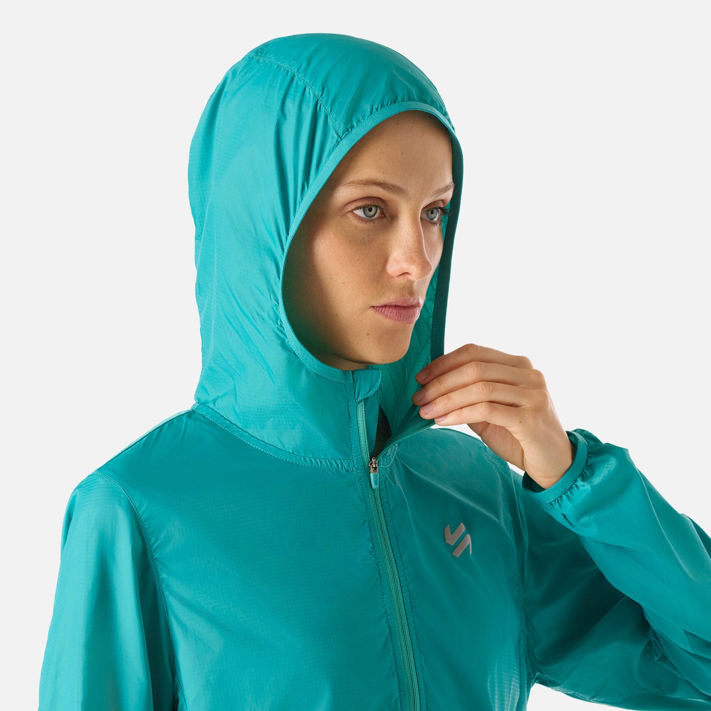 Chaqueta Mujer Built To Move Windbreaker Jacket Turquesa Vulcano