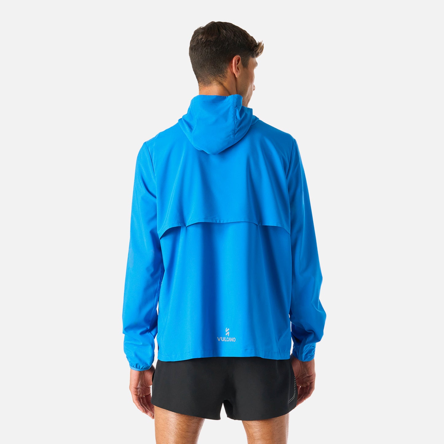 Chaqueta Hombre Built To Move Pro Windbreaker Jacket Azul Vulcano