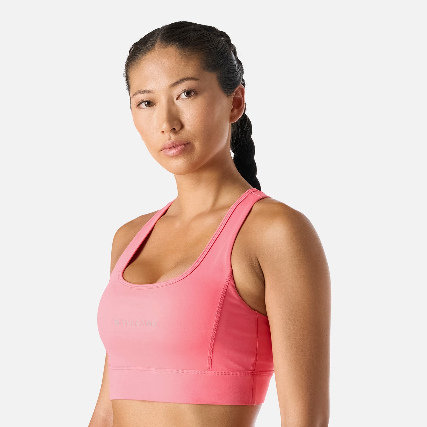 Peto Mujer Built To Move Medium Support Bra Coral Vulcano