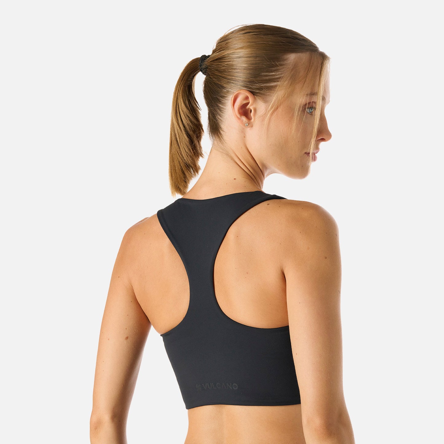 Peto Mujer Built To Move Light Support Bra Negro Vulcano
