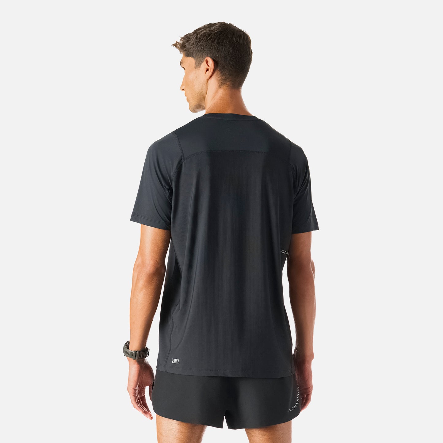 Polera Hombre Built To Move T-Shirt Negro Vulcano