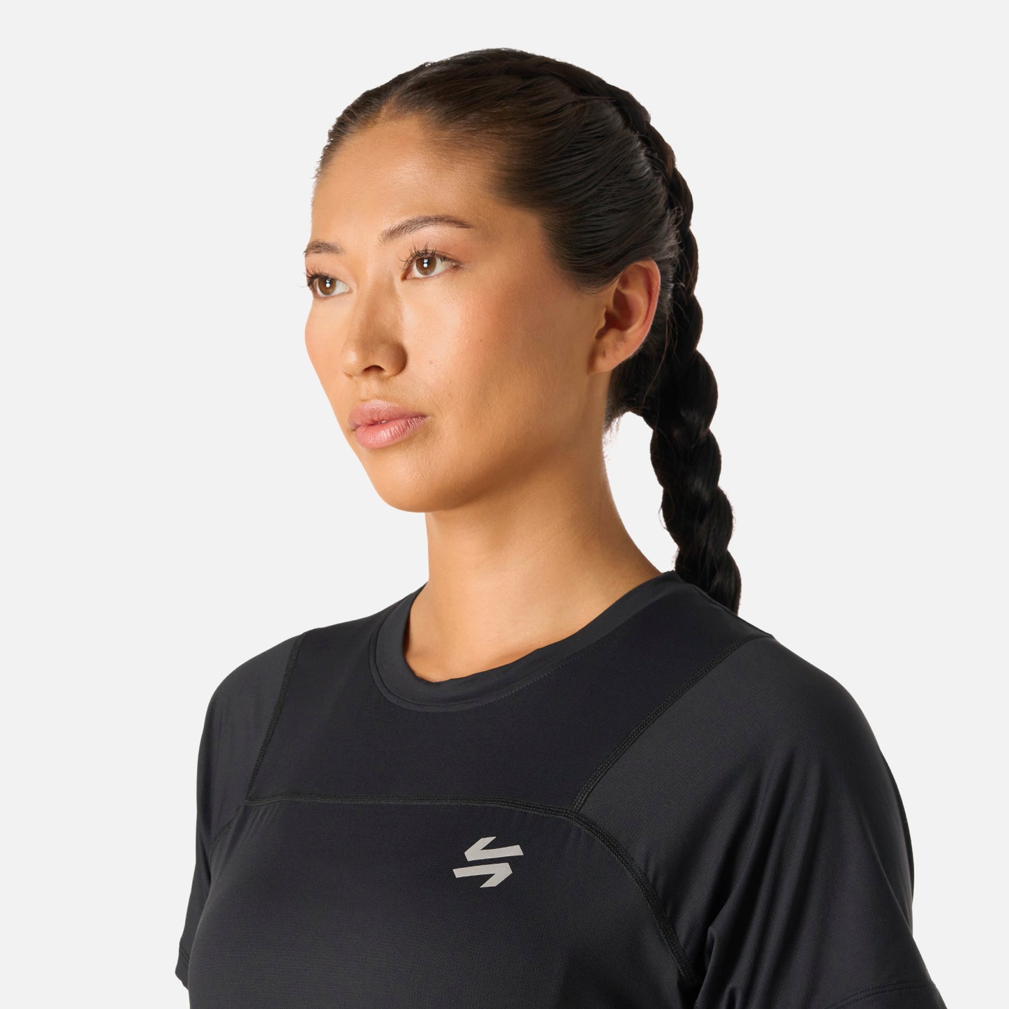 Polera Mujer Built To Move T-Shirt Negro Vulcano