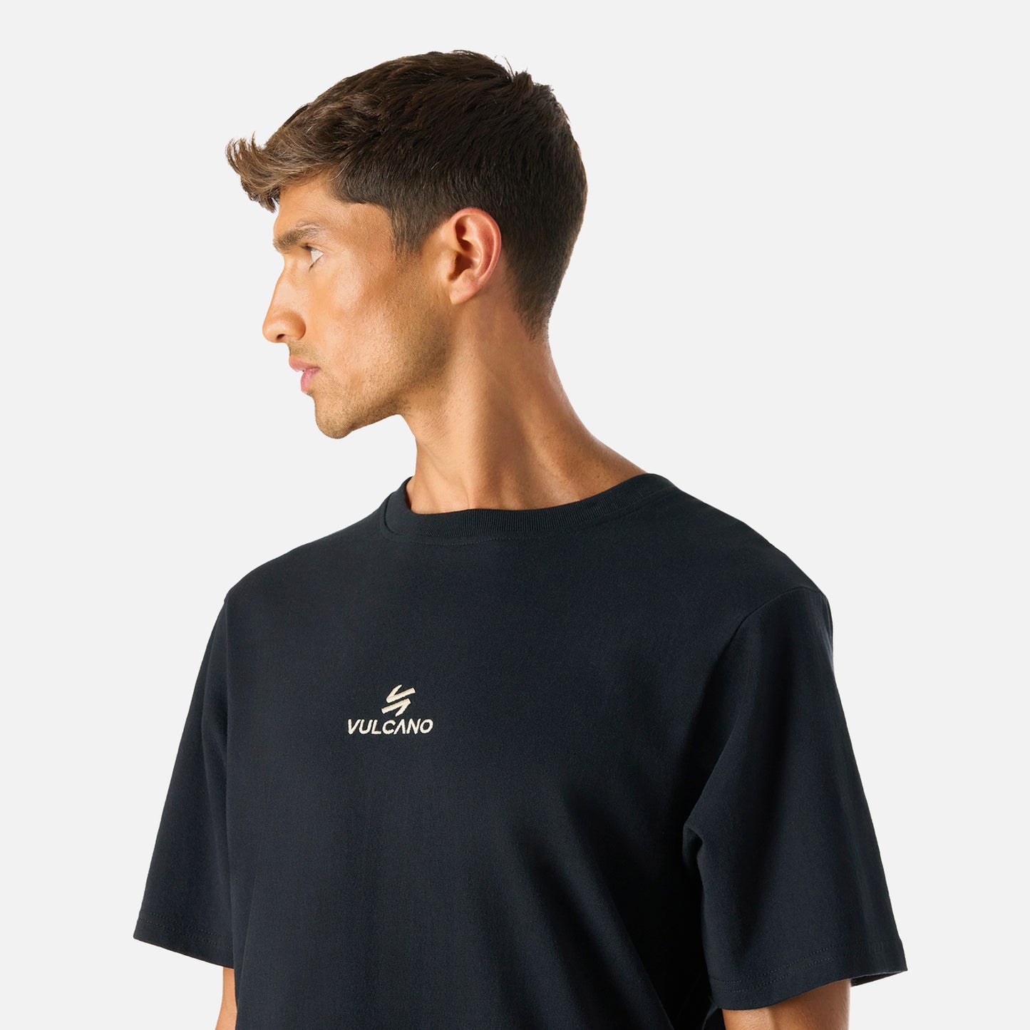 Polera Hombre Cool Down T-Shirt Negro Vulcano