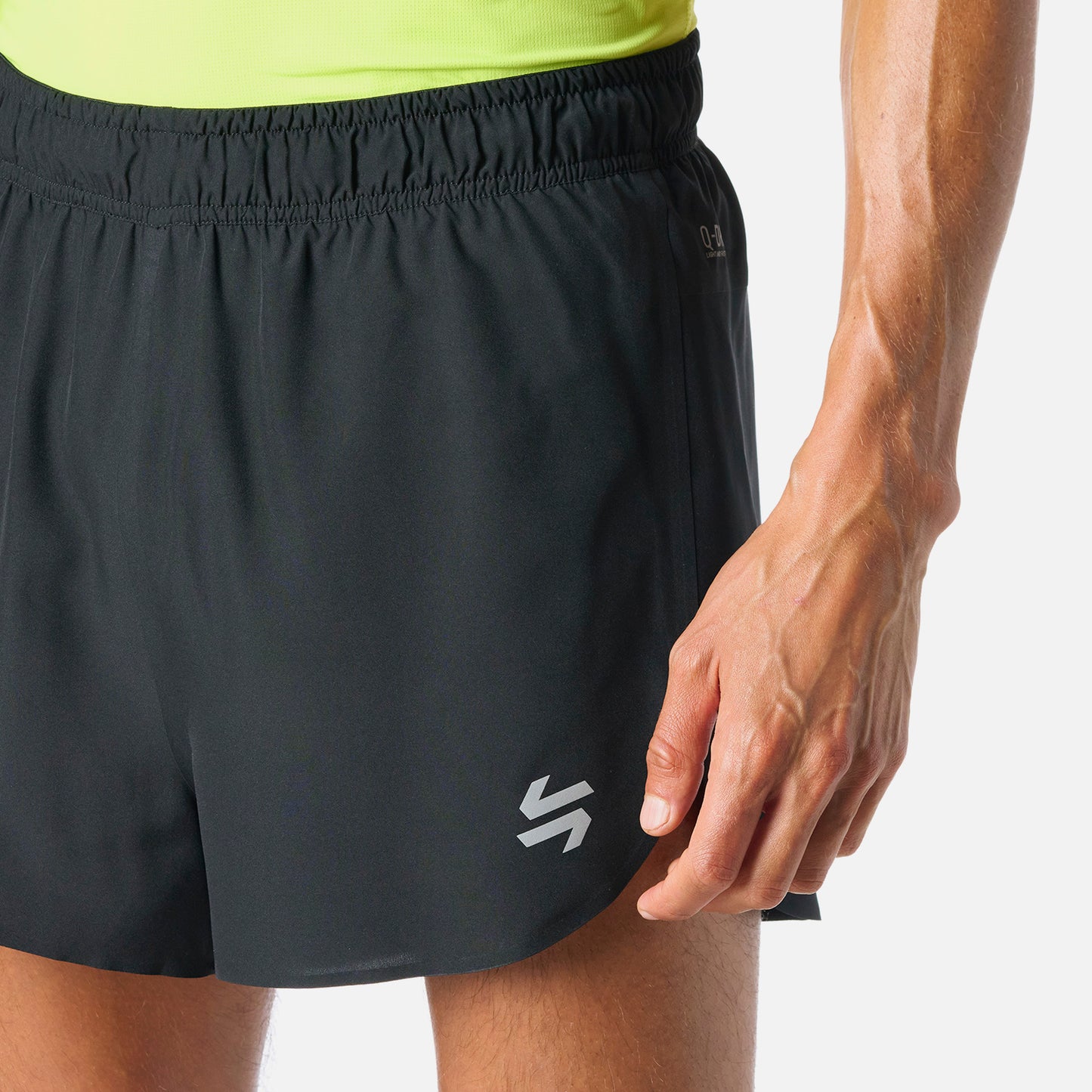 Shorts Hombre Built To Move 3" Shorts Negro Vulcano