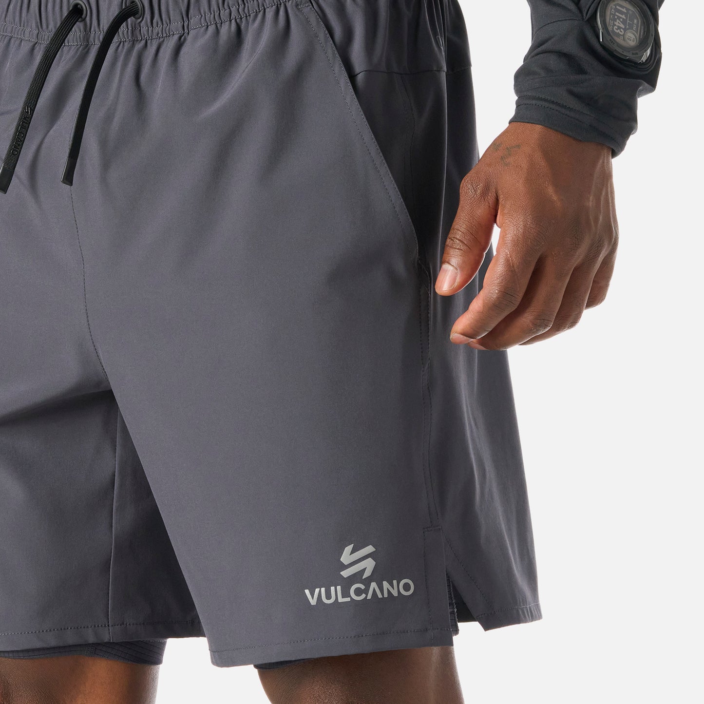 Shorts Hombre Tempo 2-in-1 7" Shorts Grafito Vulcano