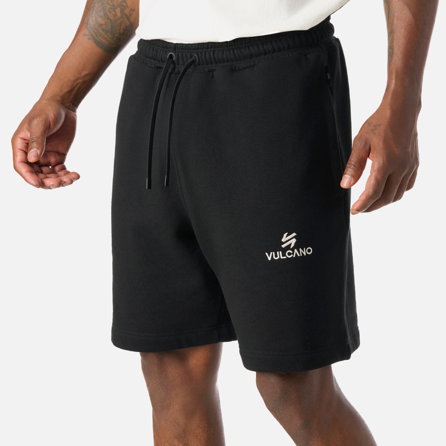 Shorts Hombre Cool Down Shorts Negro Vulcano