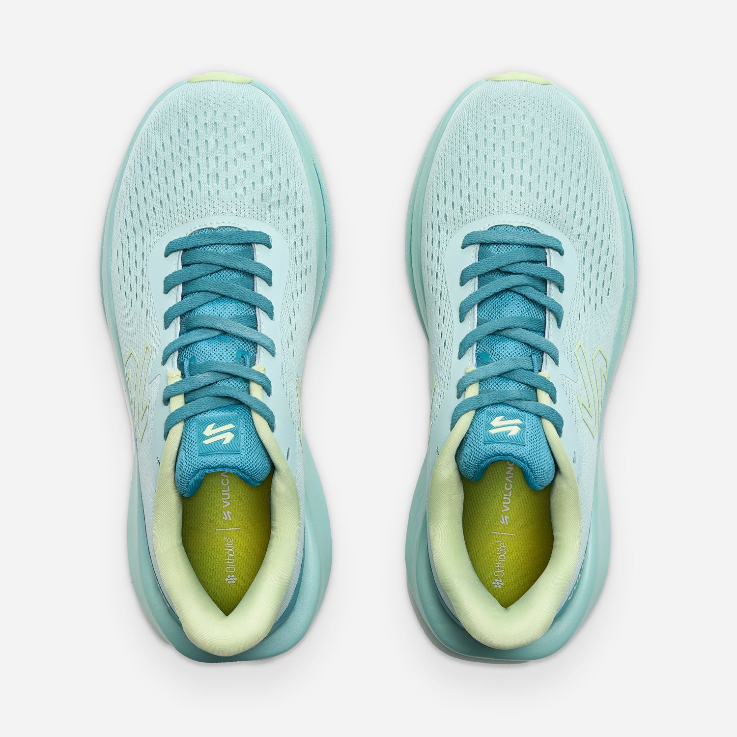 Vista superior de las Zapatillas Mujer Epicenter B-Dry Jade Vulcano, plantilla Ortholite Hybrid y ajuste cómodo para entrenamientos intensos.
