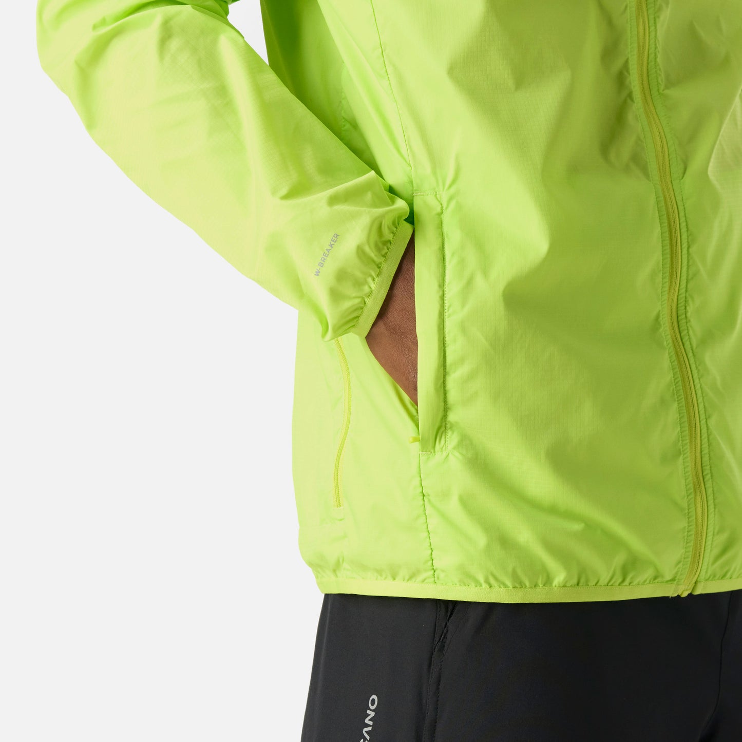 Chaqueta Hombre Built To Move Windbreaker Jacket Verde Lima Vulcano