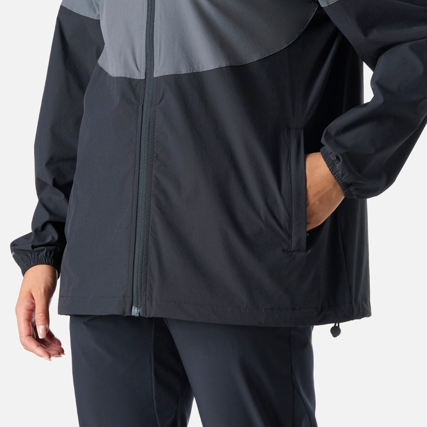 Chaqueta Mujer Tempo Full Zip Windbreaker Jacket Negro Vulcano