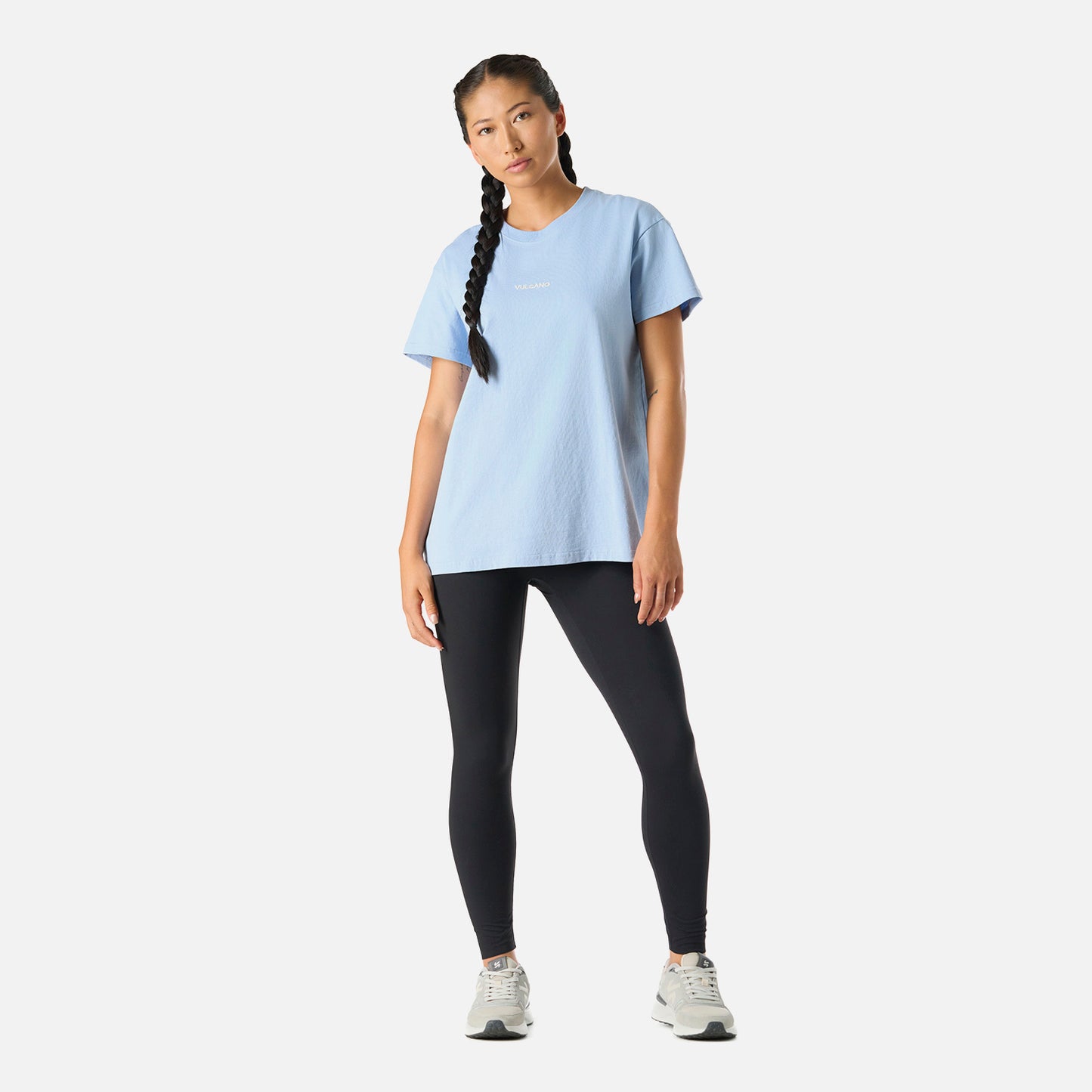 Polera Mujer Cool Down T-Shirt Celeste Vulcano