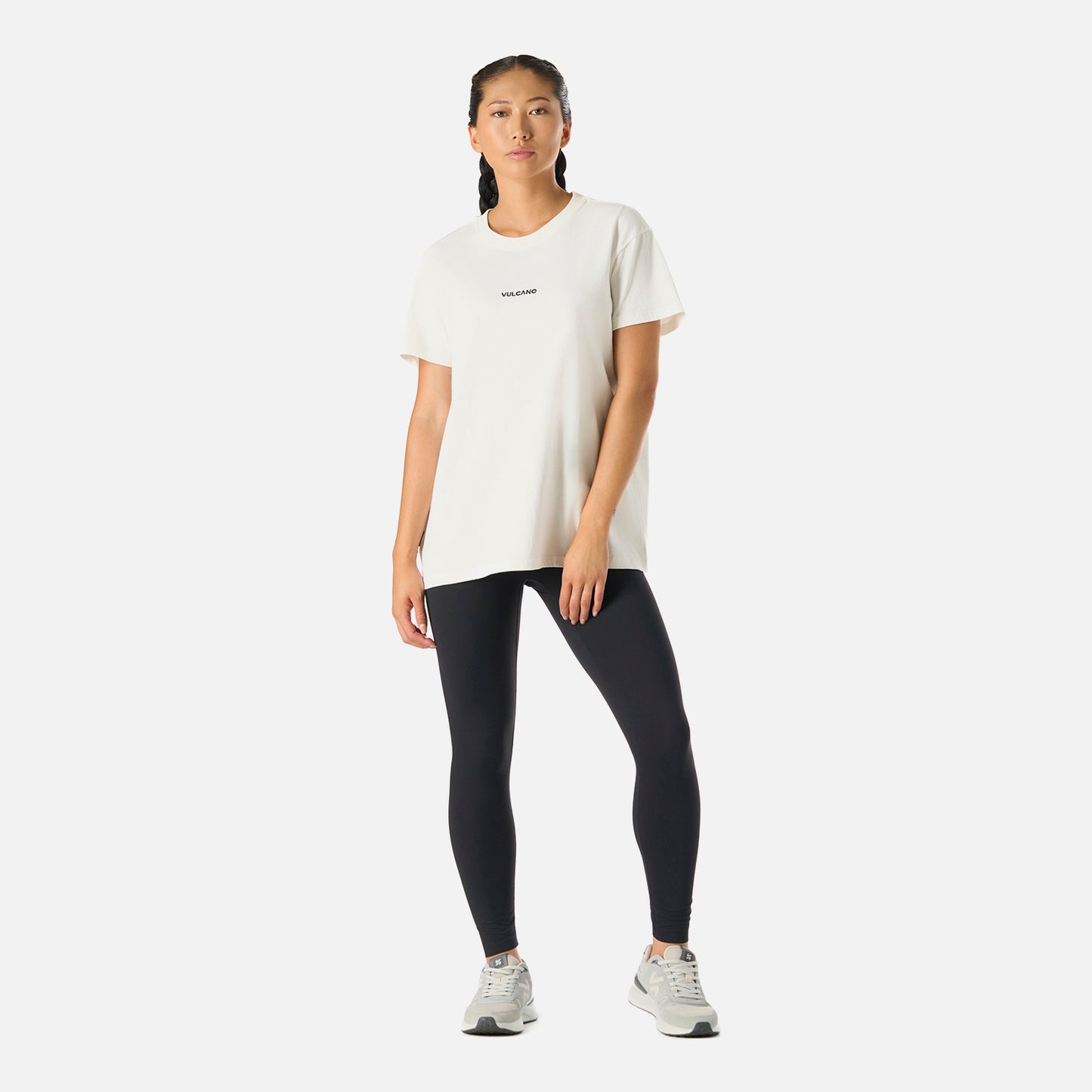 Polera Mujer Cool Down T-Shirt Blanco Vulcano