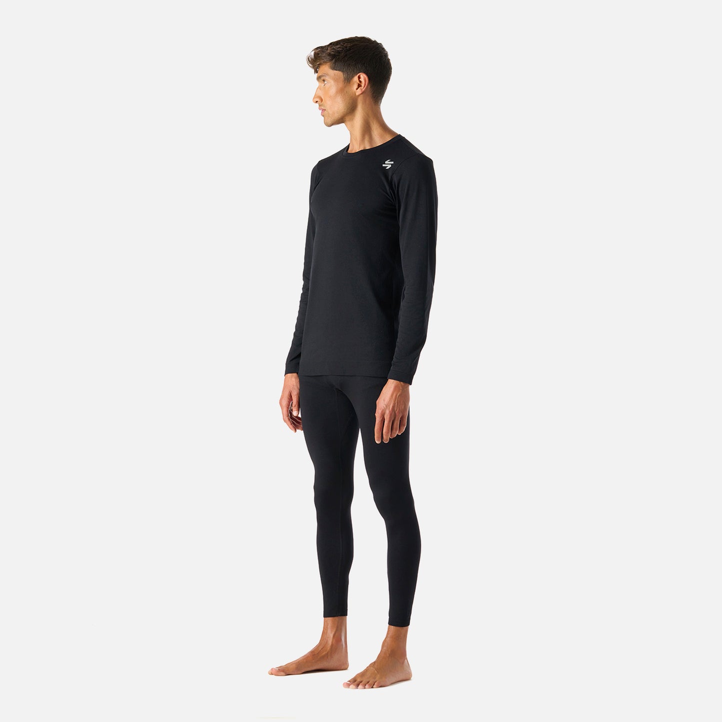 Primera Capa Hombre Built To Move Warm Shield Bottom Negro Vulcano