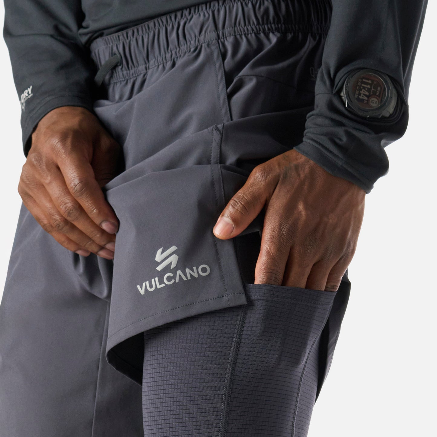 Shorts Hombre Tempo 2-in-1 7" Shorts Grafito Vulcano