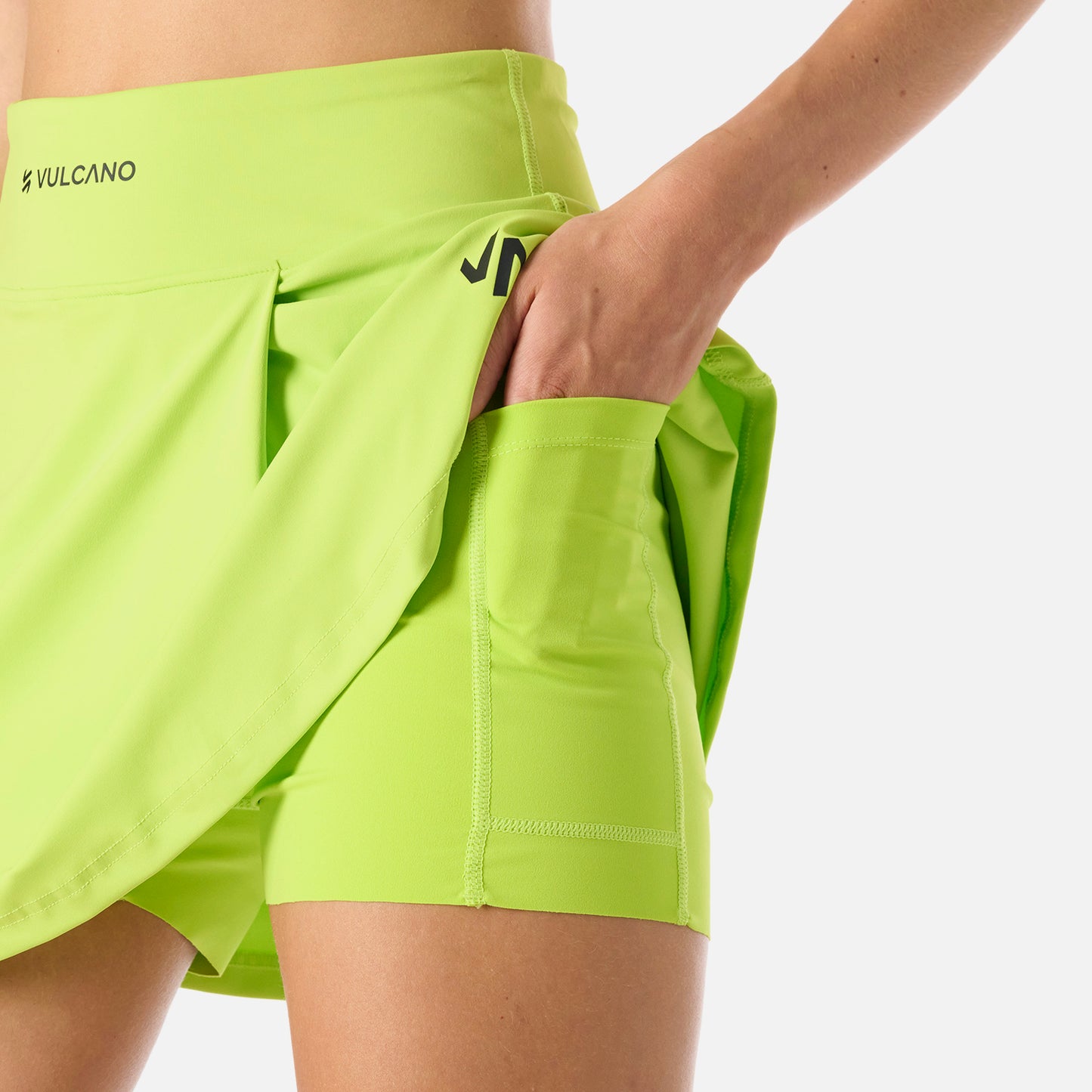 Falda Mujer Tempo Skirt Verde Lima Vulcano