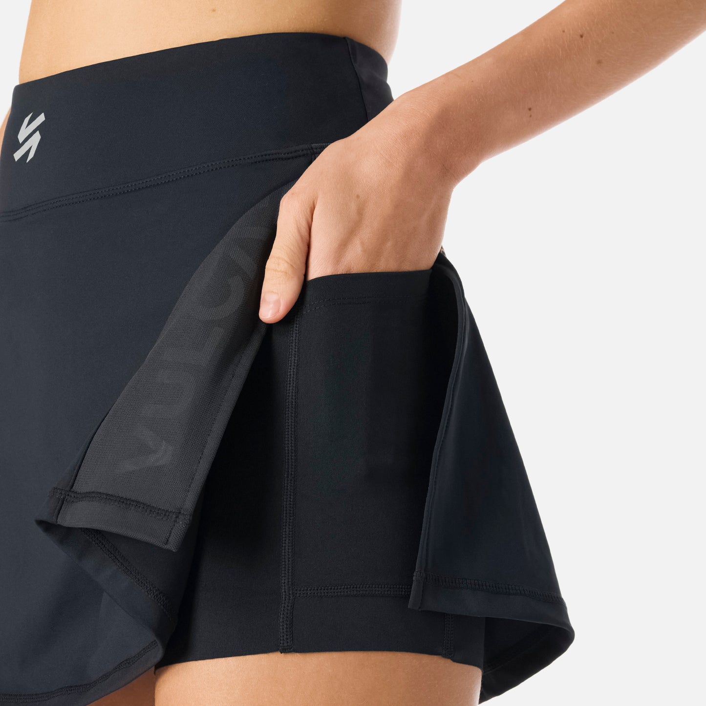 Falda Mujer Built To Move Skirt Negro Vulcano