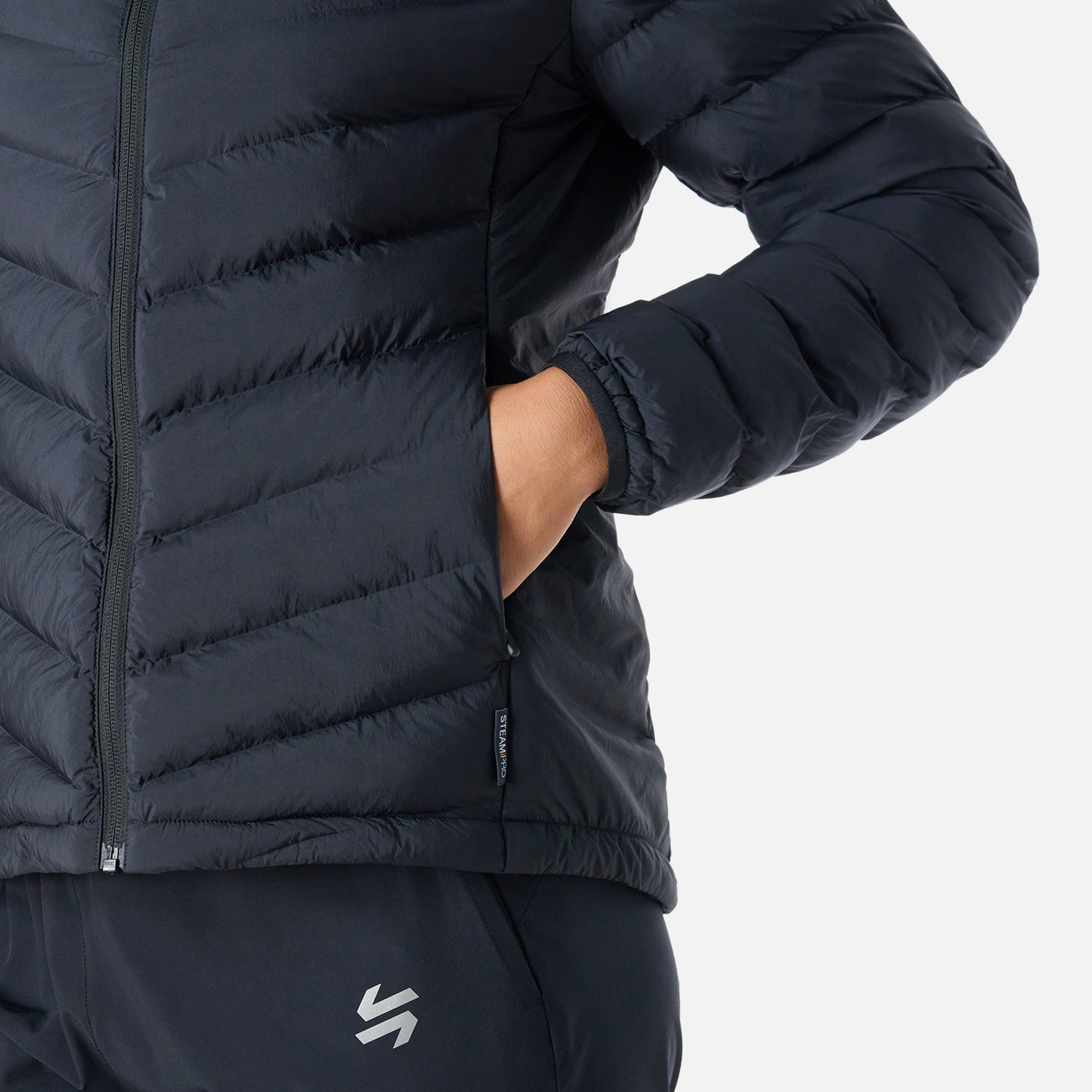 Chaqueta Mujer Tempo Steam-Pro Jacket Negro Vulcano