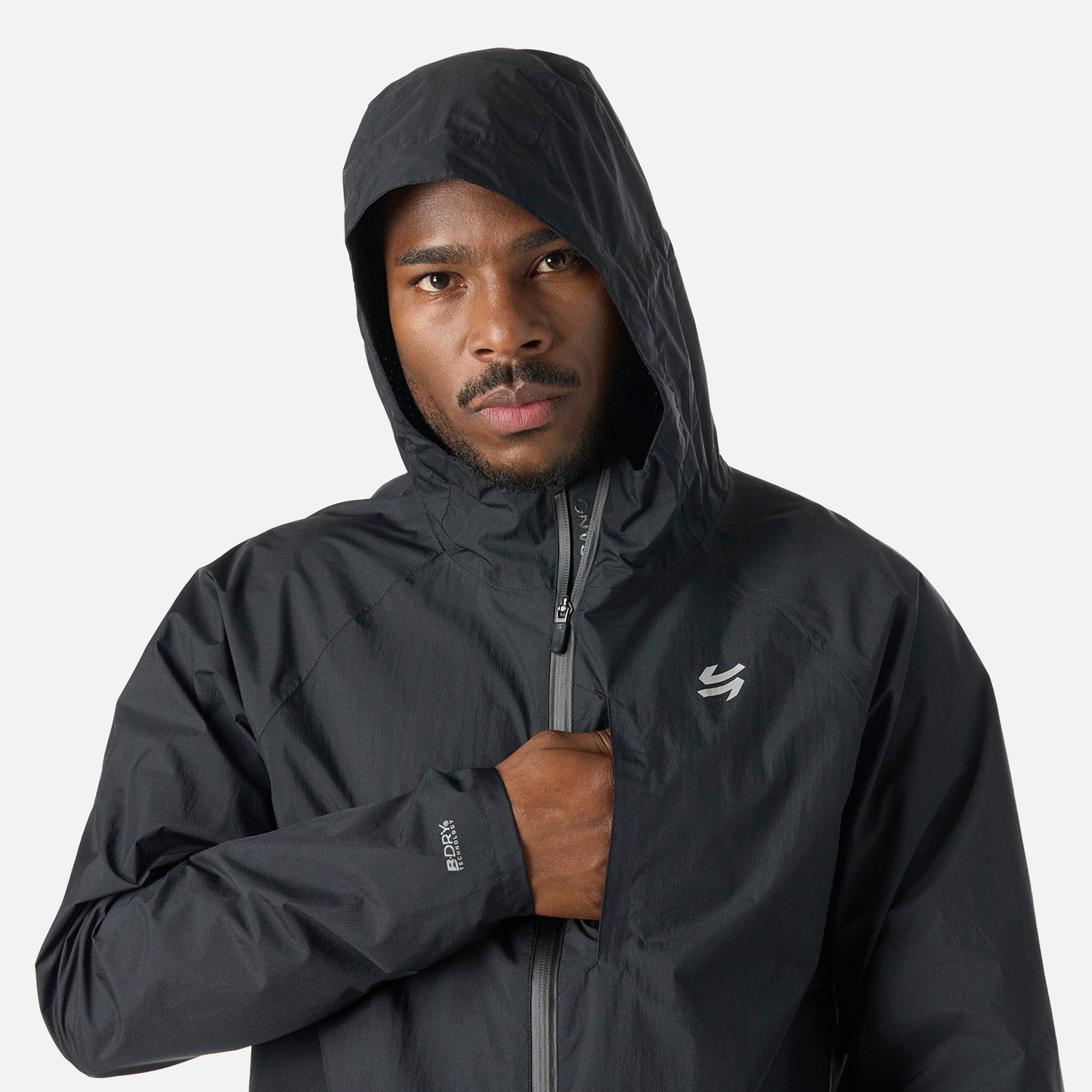 Chaqueta Hombre Built To Move Waterproof Jacket Negro Vulcano