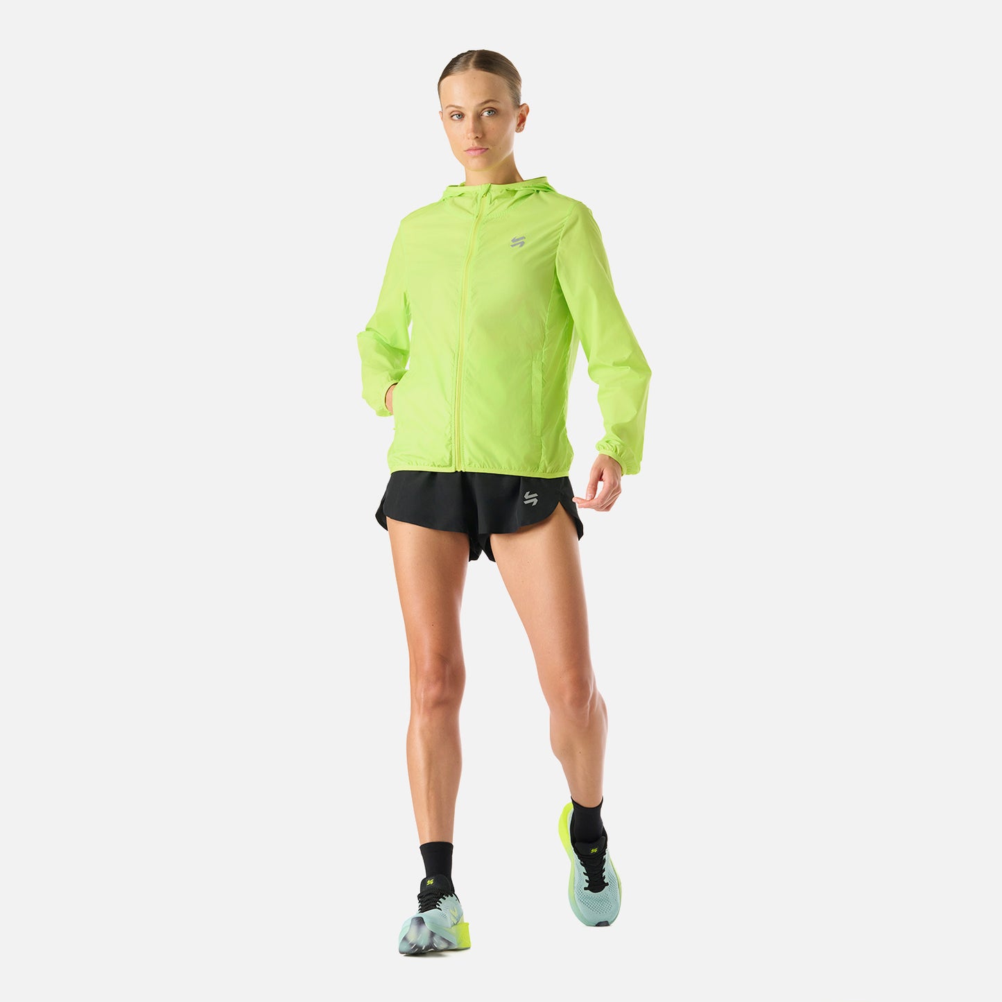 Chaqueta Mujer Built To Move Windbreaker Jacket Verde Lima Vulcano