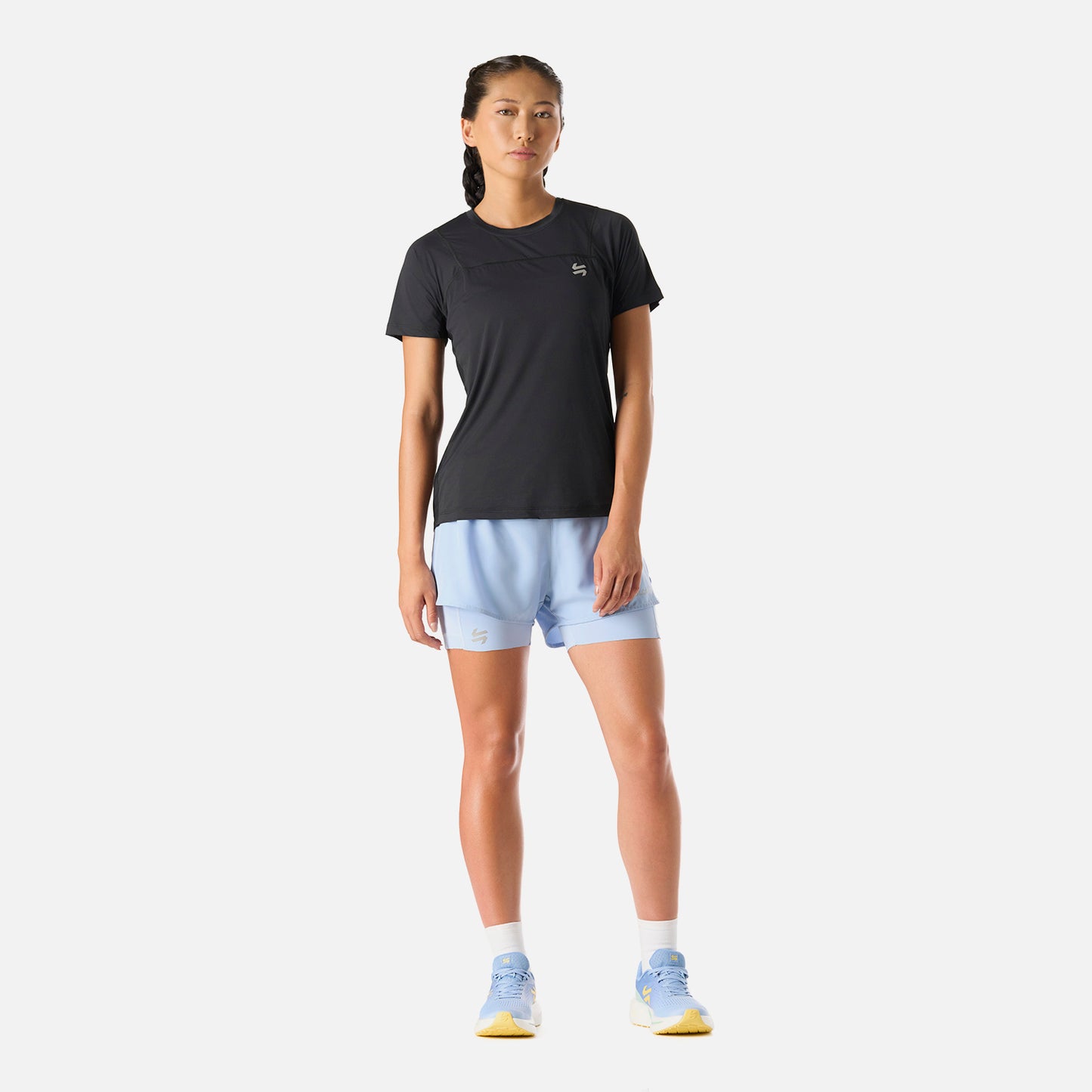 Shorts Mujer Built To Move 2-in-1 2,5" Shorts Celeste Vulcano