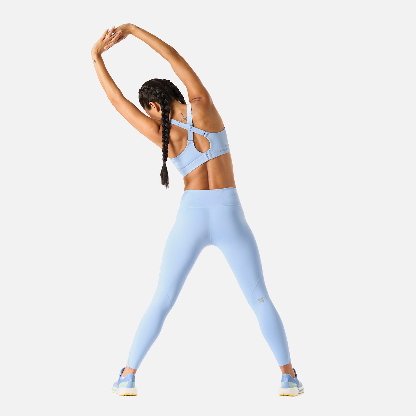 Calza Mujer Built To Move 7/8 High Rise Leggins Celeste Vulcano