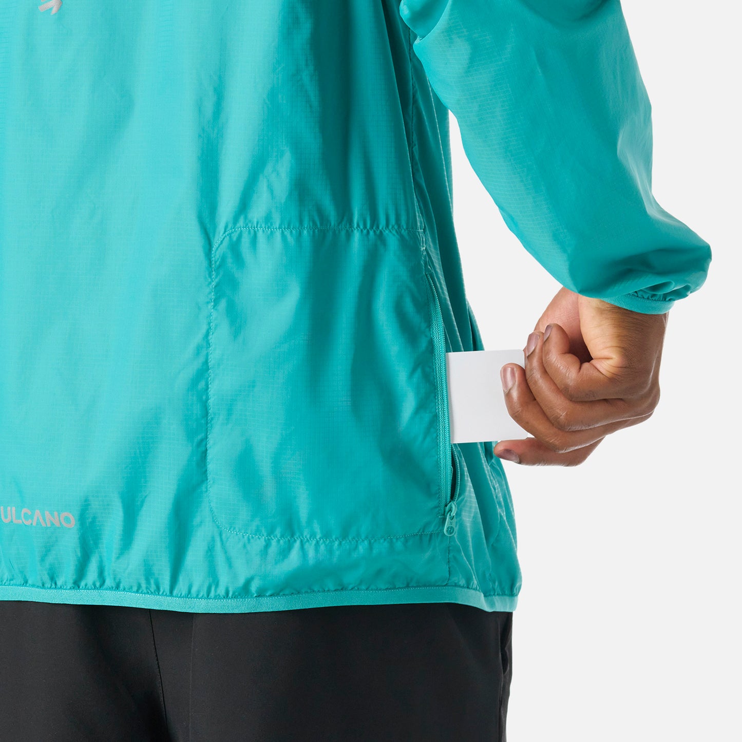 Chaqueta Hombre Built To Move Windbreaker Jacket Turquesa Vulcano