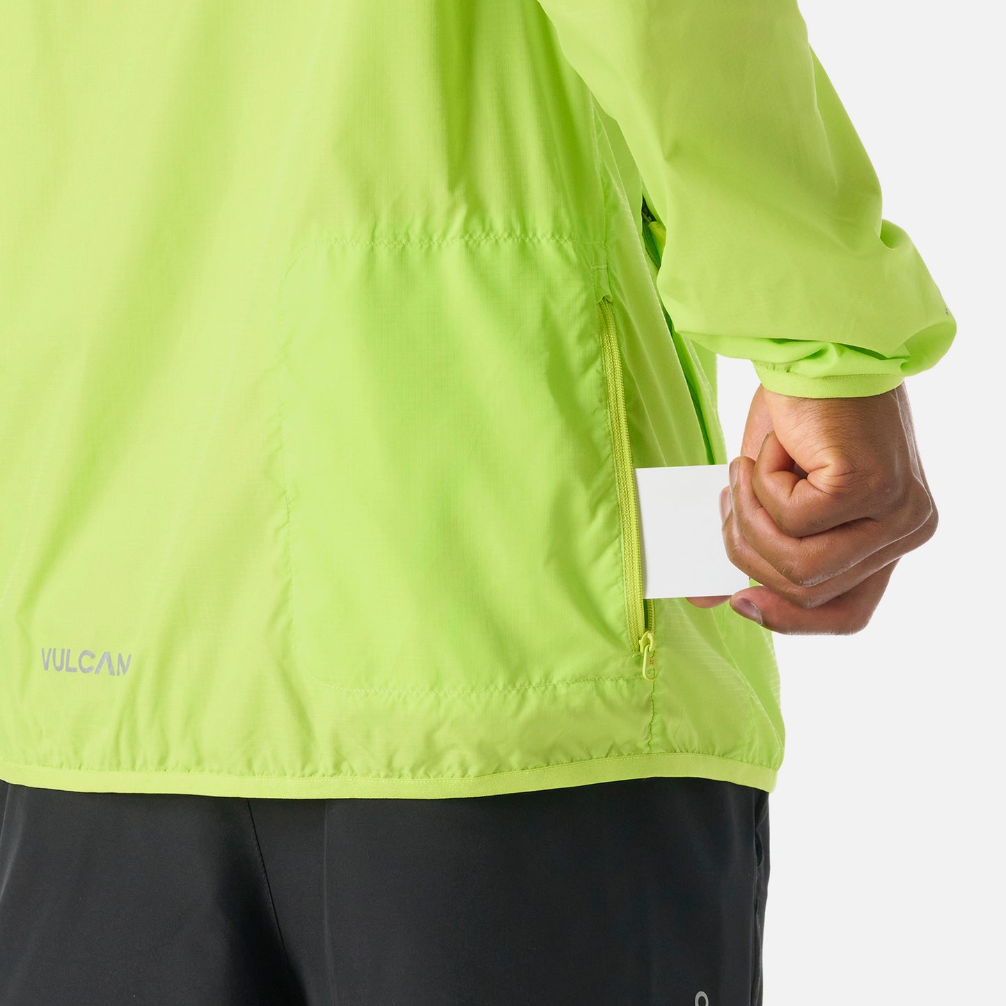 Chaqueta Hombre Built To Move Windbreaker Jacket Verde Lima Vulcano