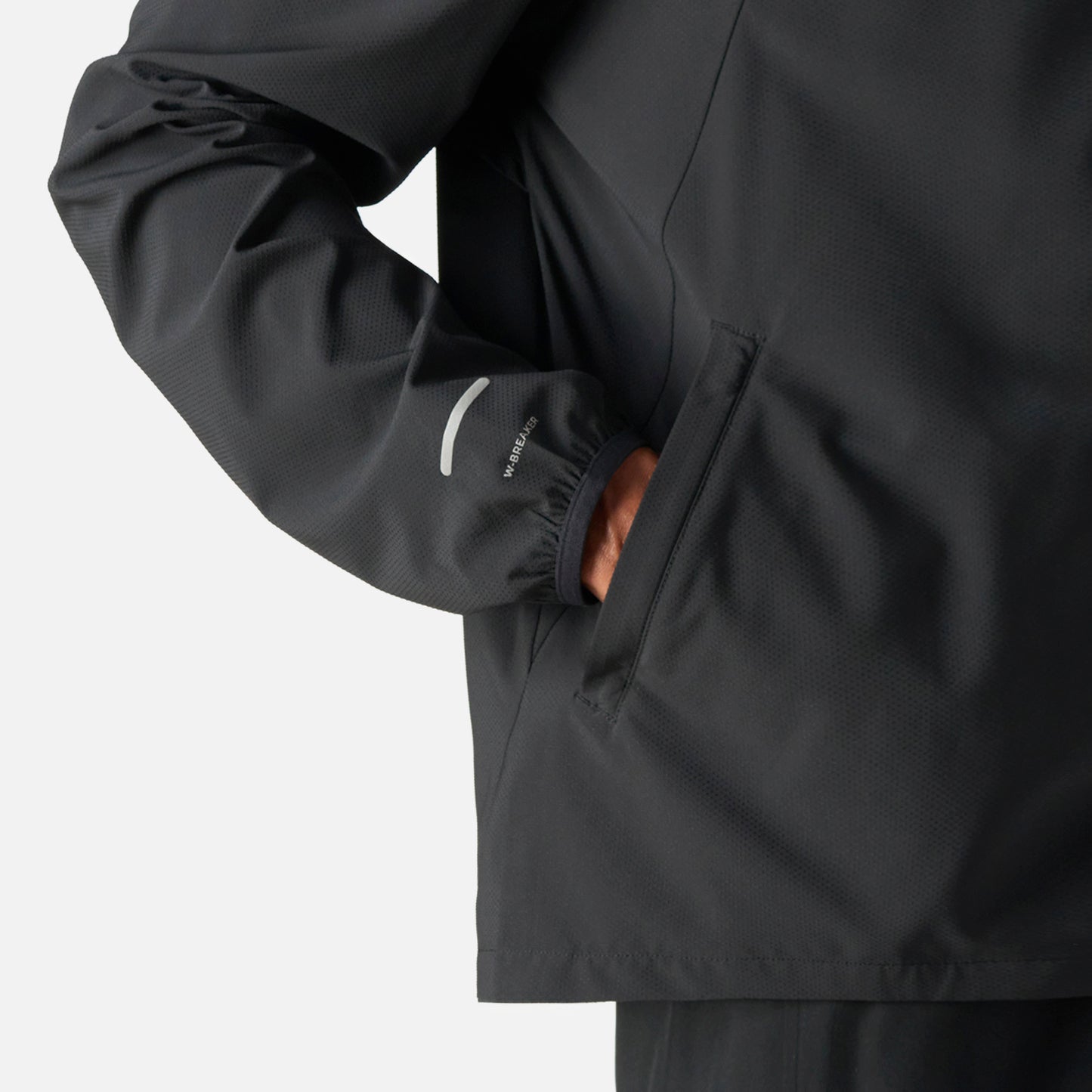 Chaqueta Hombre Built To Move Pro Windbreaker Jacket Negro Vulcano