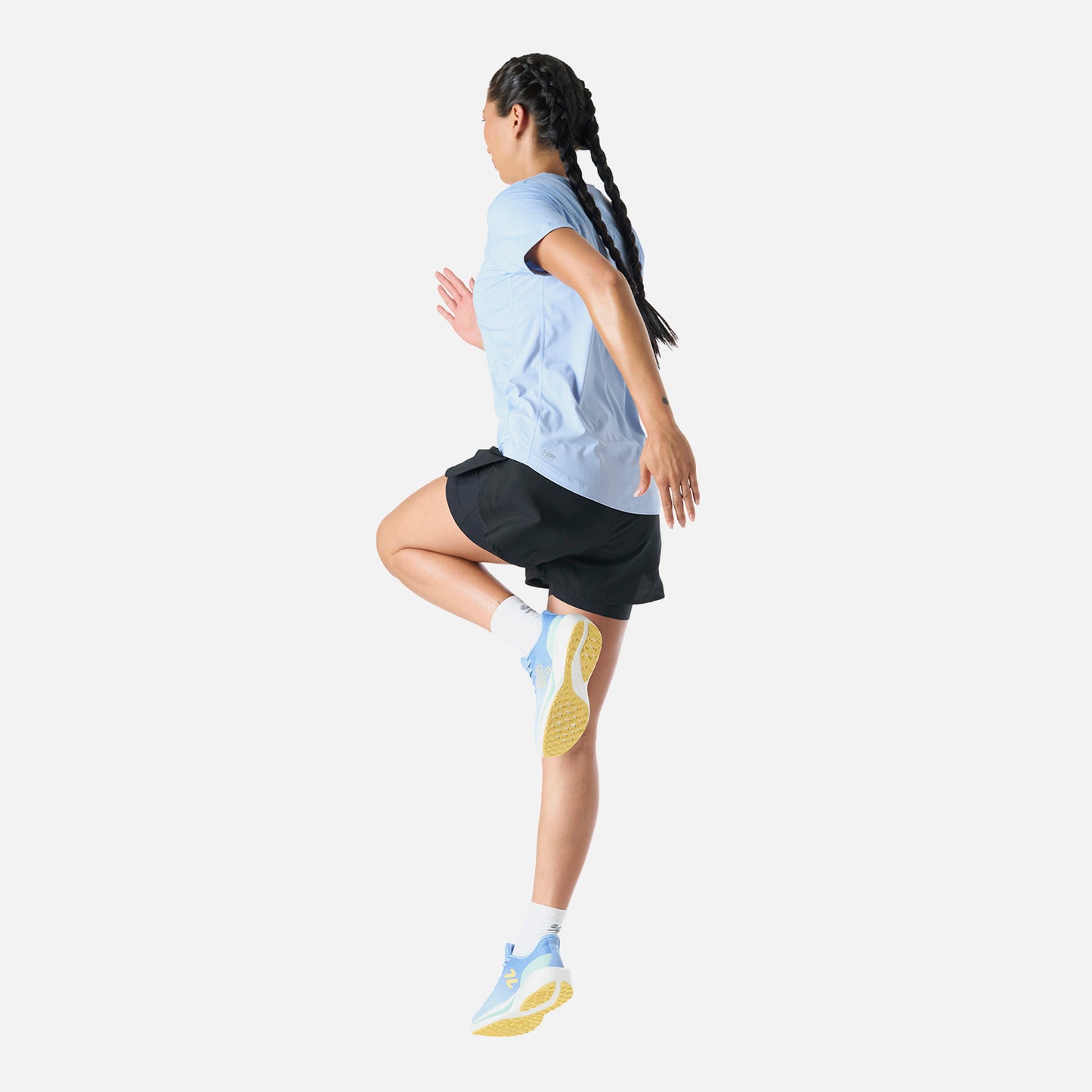 Shorts Mujer Built To Move 2-in-1 2,5" Shorts Negro Vulcano