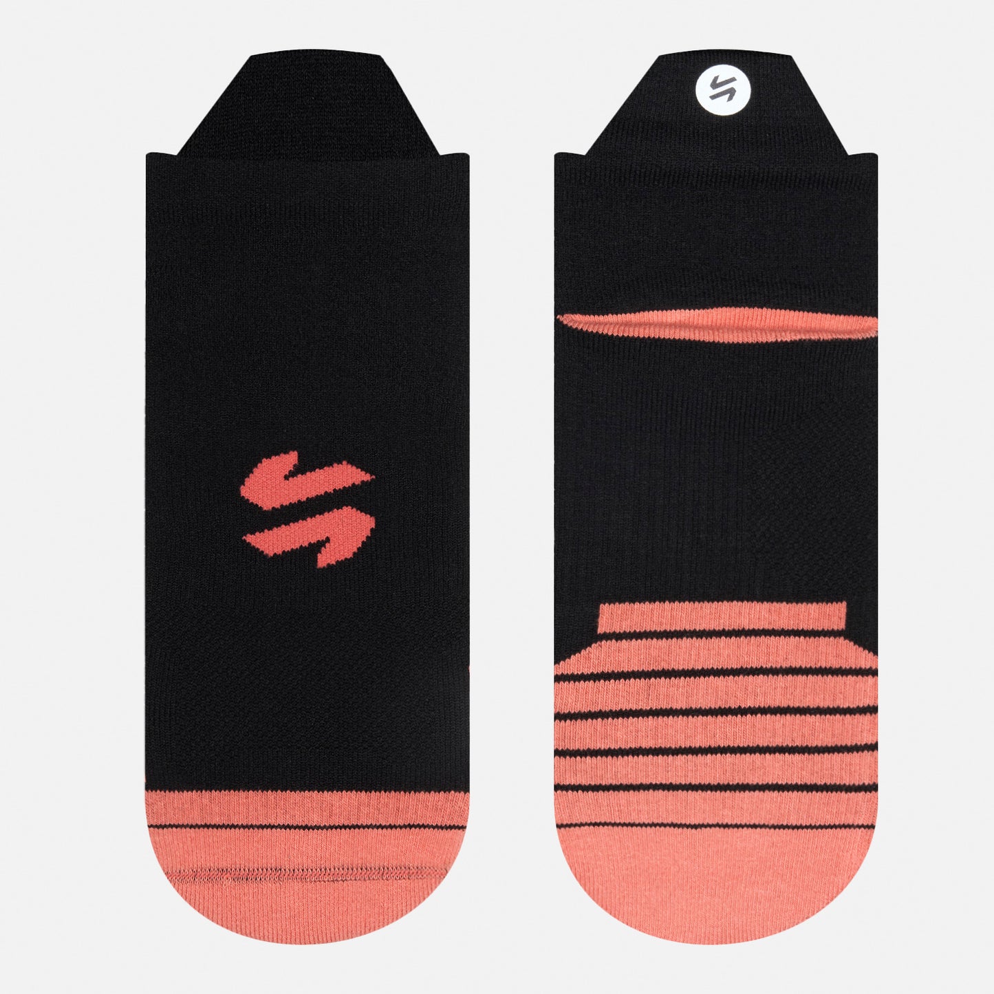Calcetines Mujer Stride Running Short Socks Negro Vulcano