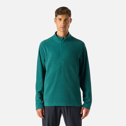 Polerón Hombre Cool Down 1/4 Zip Fleece Petroleo Vulcano con cierre parcial y diseño térmico ideal para invierno. Estilo casual en color petróleo.