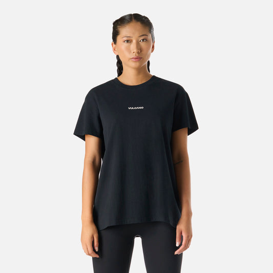 Polera Mujer Cool Down T-Shirt Negro Vulcano